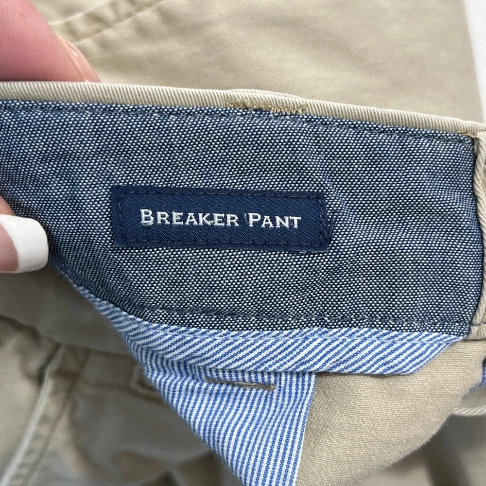 Vineyard Vines Breaker Pant Mens 34x31 Khaki Tan Stretch Cotton Chino Casual
